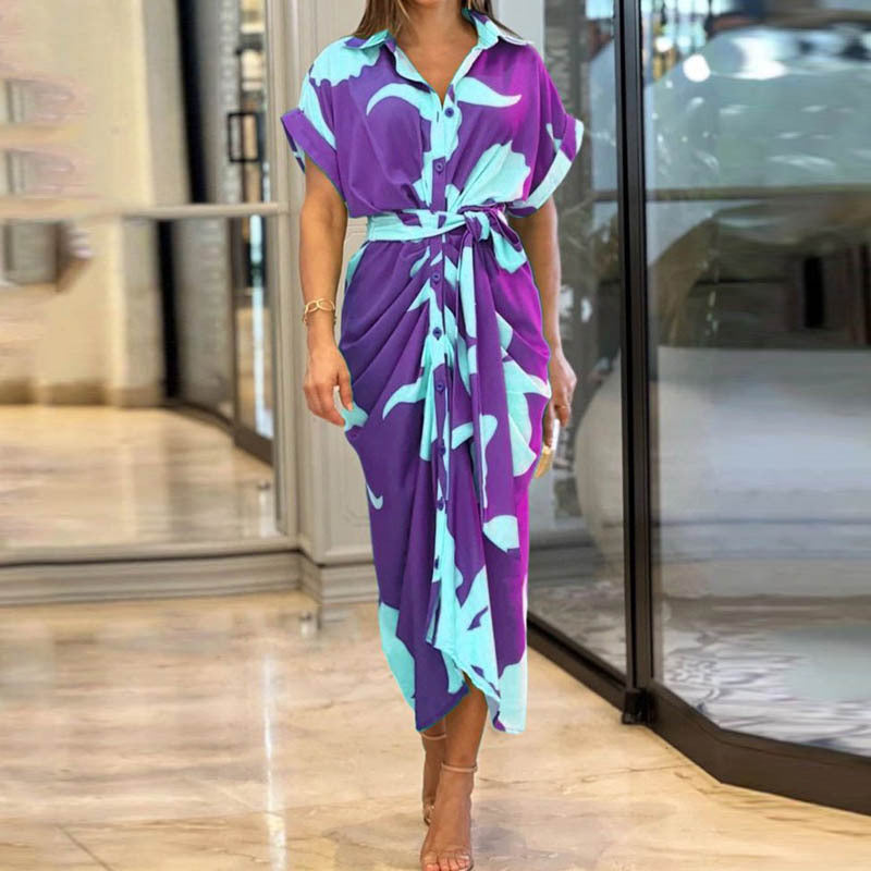 Floral Shirt Dress
