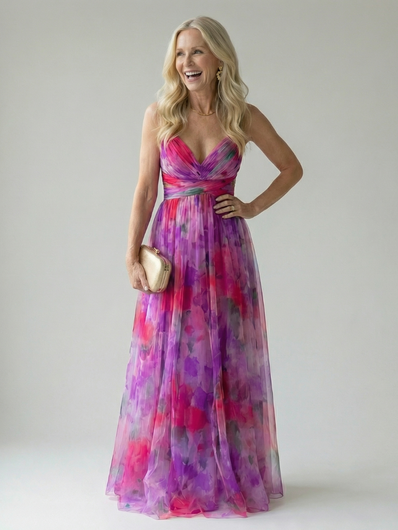 Isel - Zachte Wrap Maxi Jurk