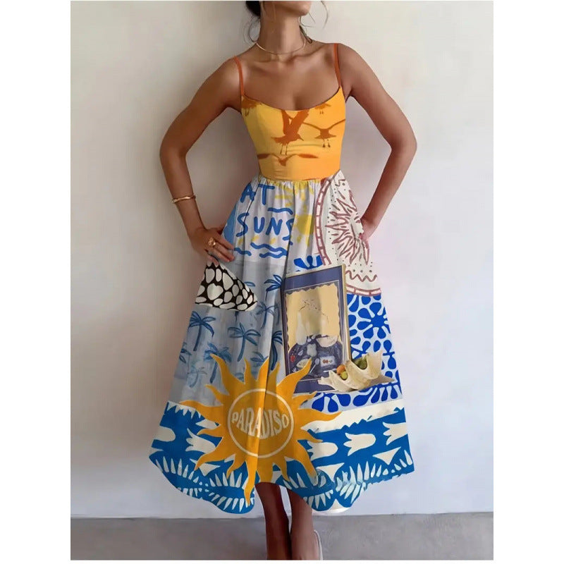 Calyndra - Paradise Sun Midi Dress