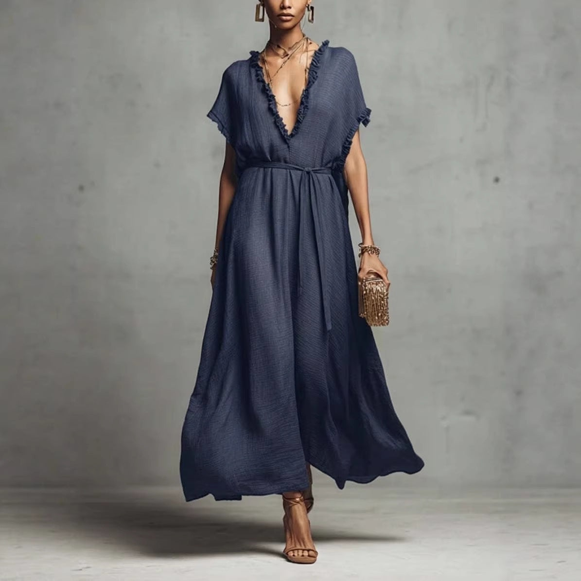 Ava | Effortless Everyday V-Neck Dress
