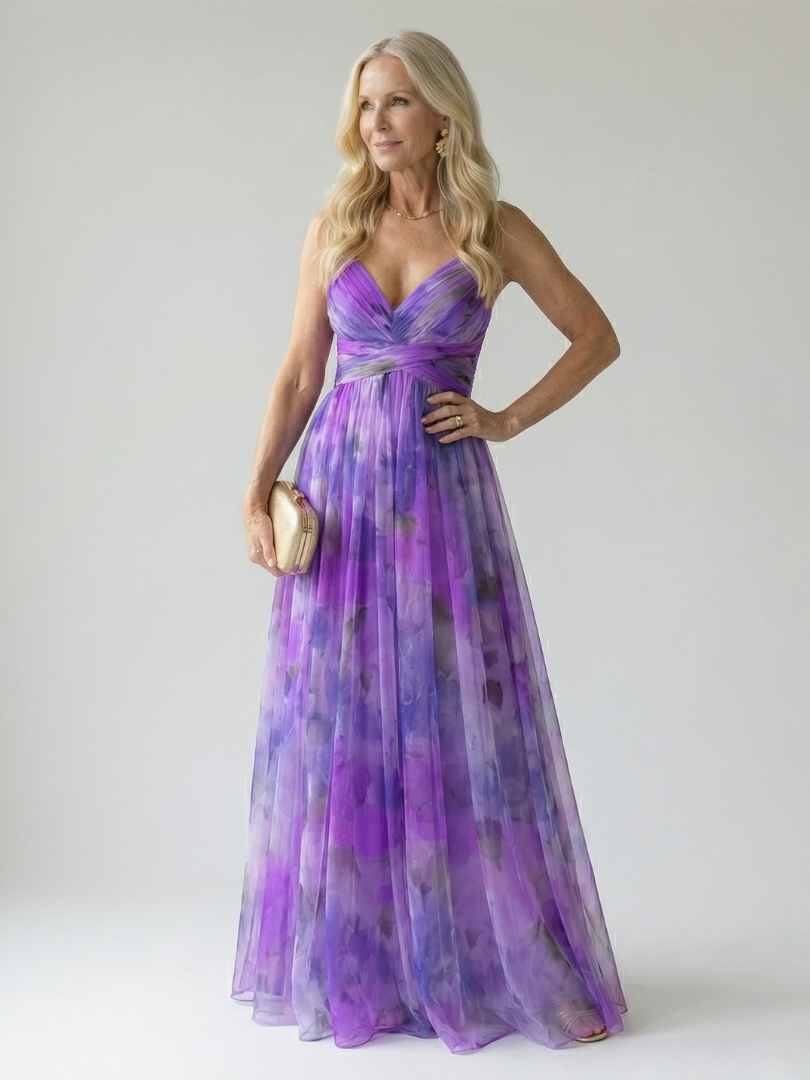 Isel - Zachte Wrap Maxi Jurk