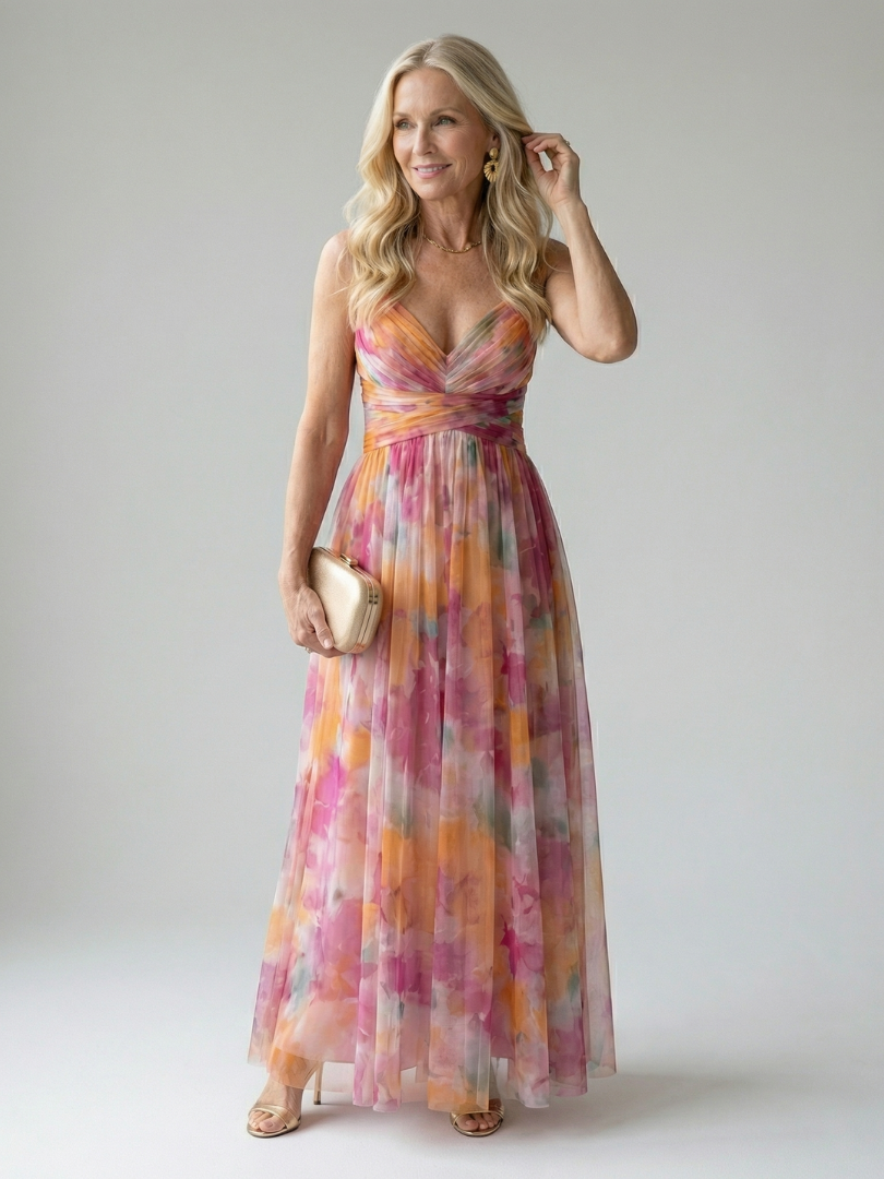 Isel - Zachte Wrap Maxi Jurk