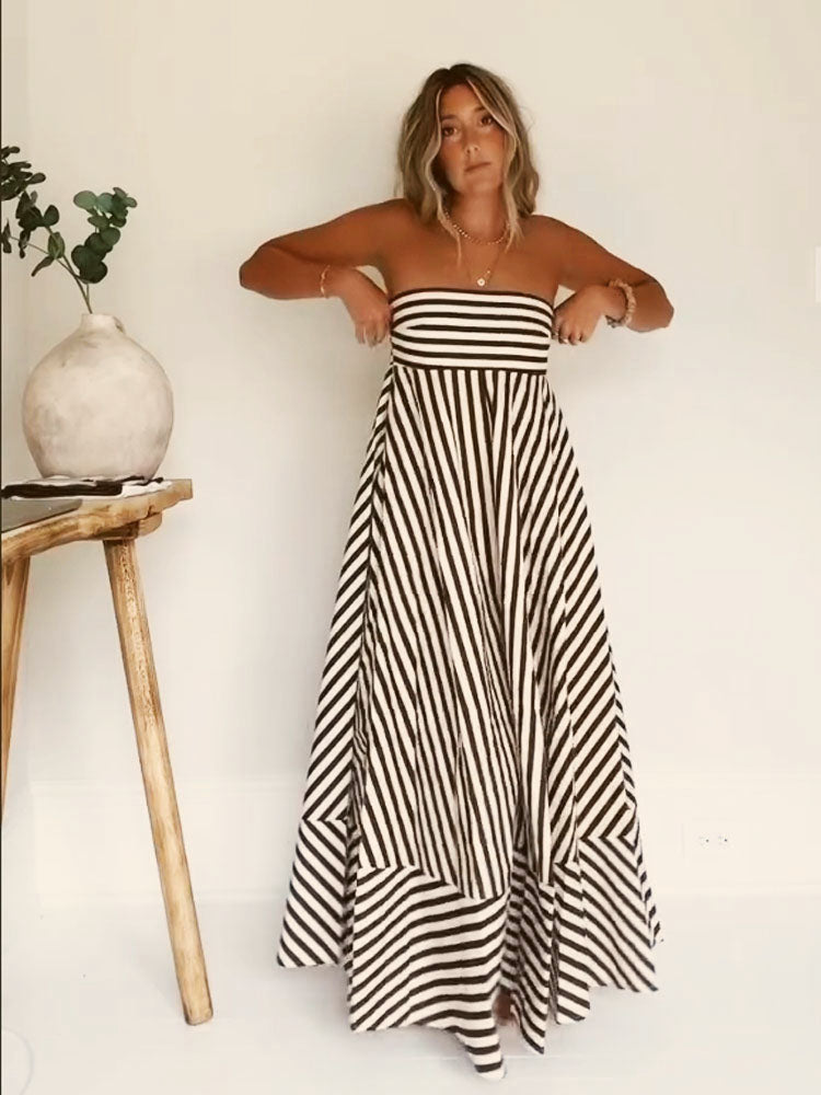 Seraphina™ | Nocturnal Charm Ruffle Maxi Dress