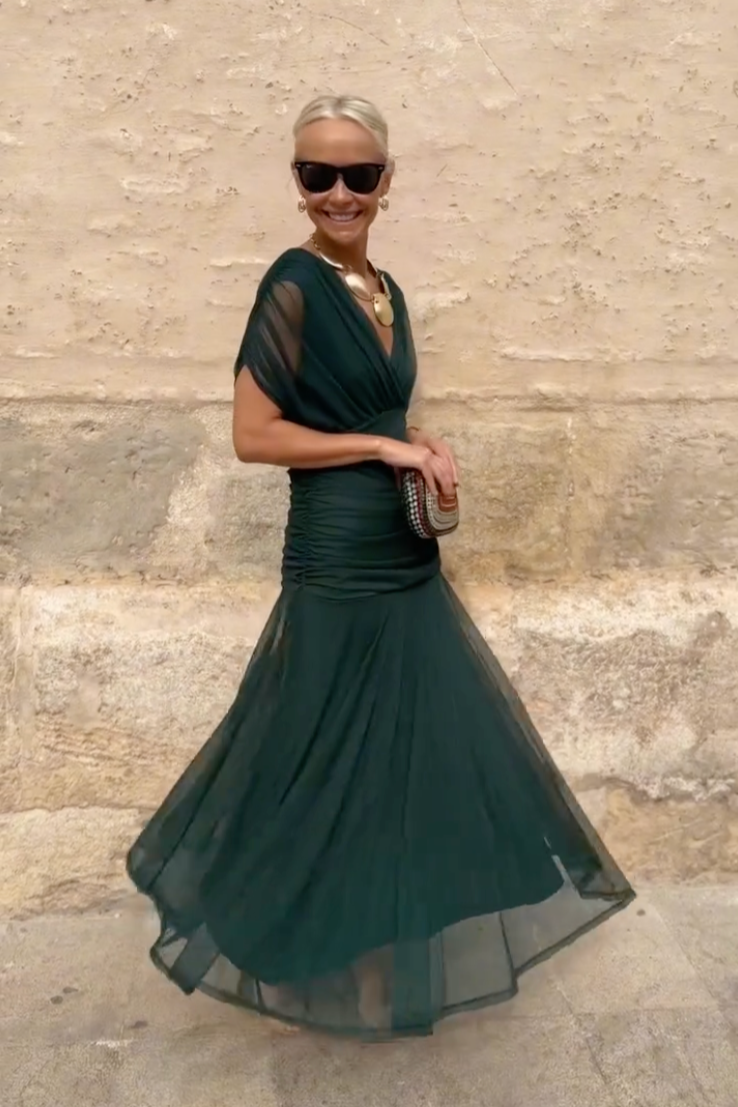Elin - V-Neck Maxi Dress