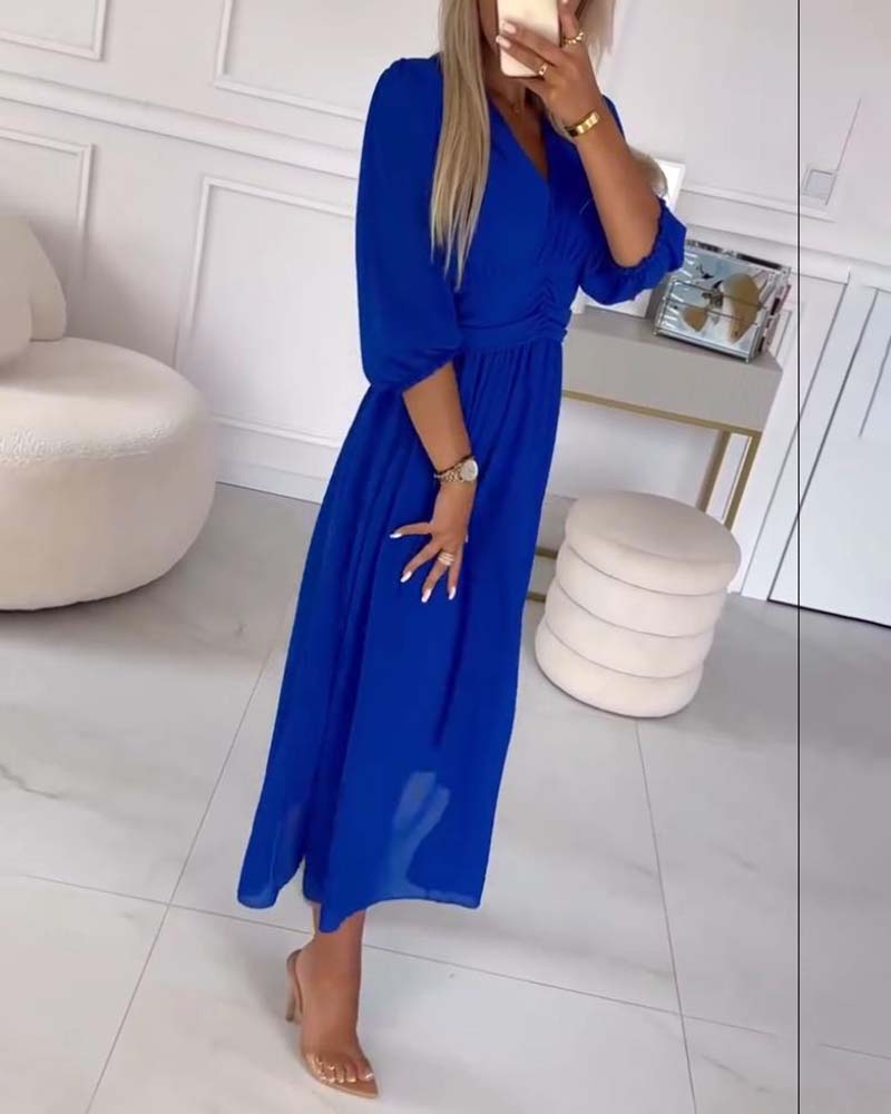 Elara™ | Effortless Flowy Midi Dress