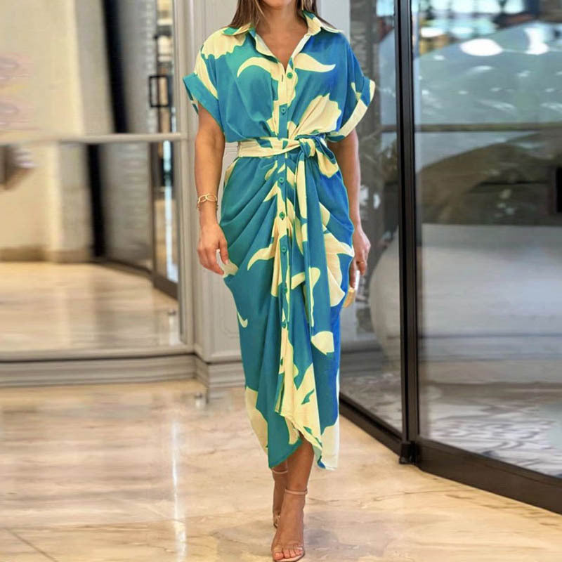 Floral Shirt Dress