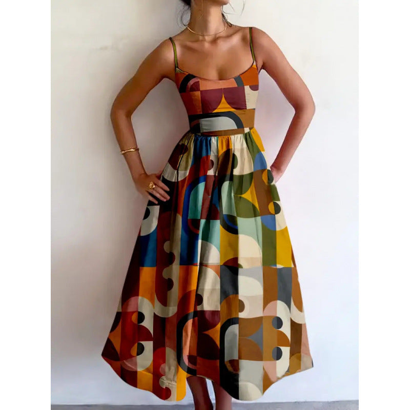 Marcelline - Moderne Muse Midi Jurk
