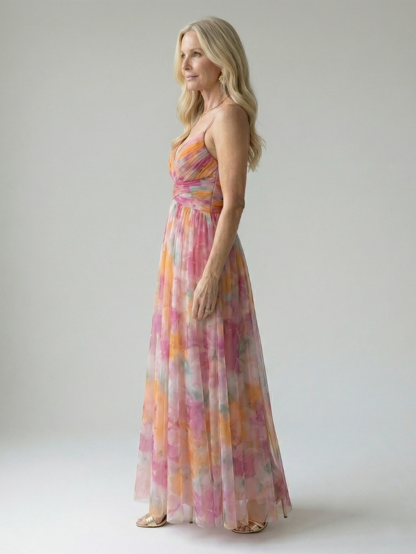 Isel - Zachte Wrap Maxi Jurk