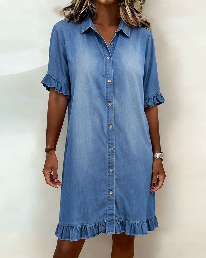 Emma™ | Effortless Button-Front Dress