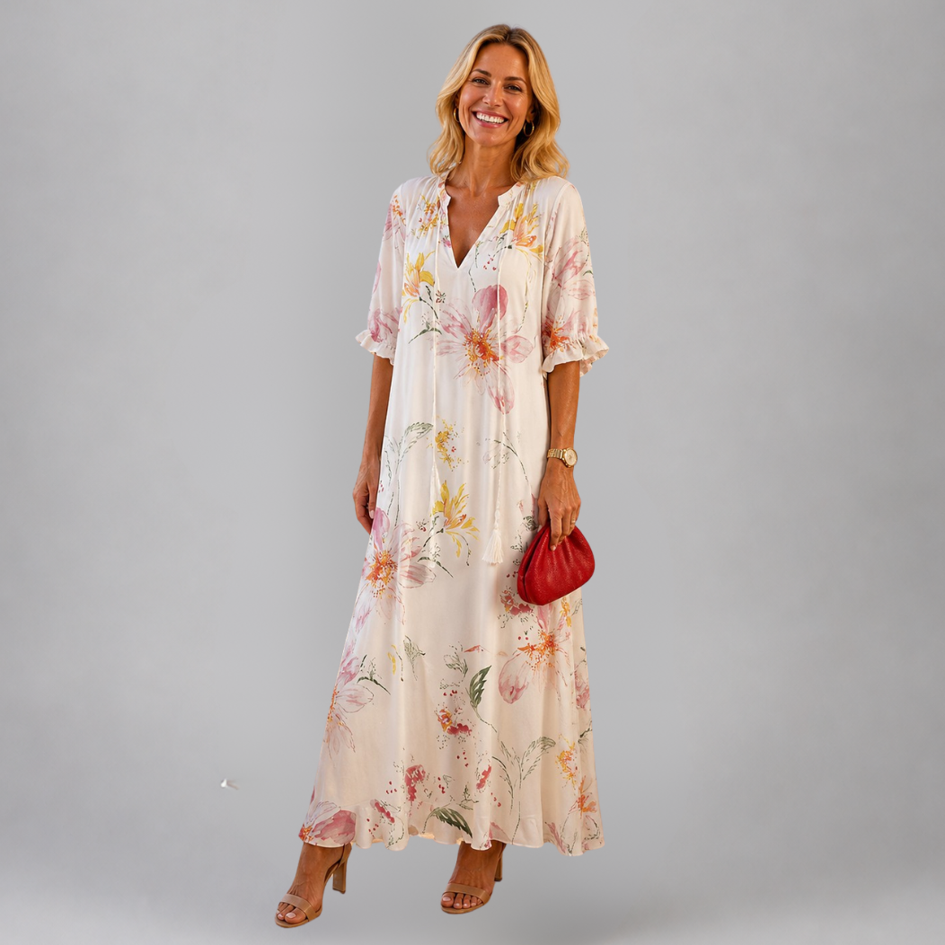 Madison | Figure-Flattering Boho Maxi Dress