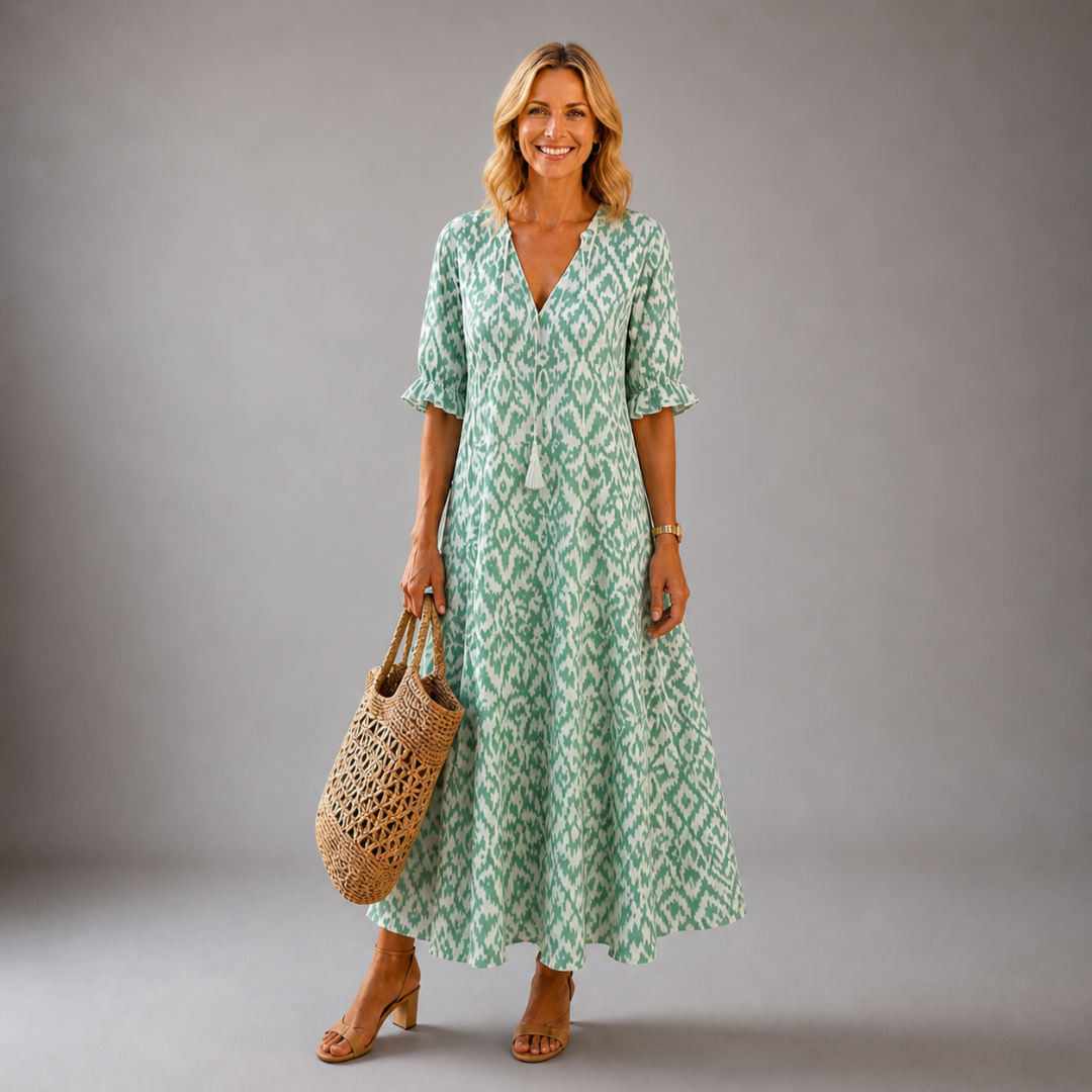 Lana | Figure-Flattering Boho Maxi Dress