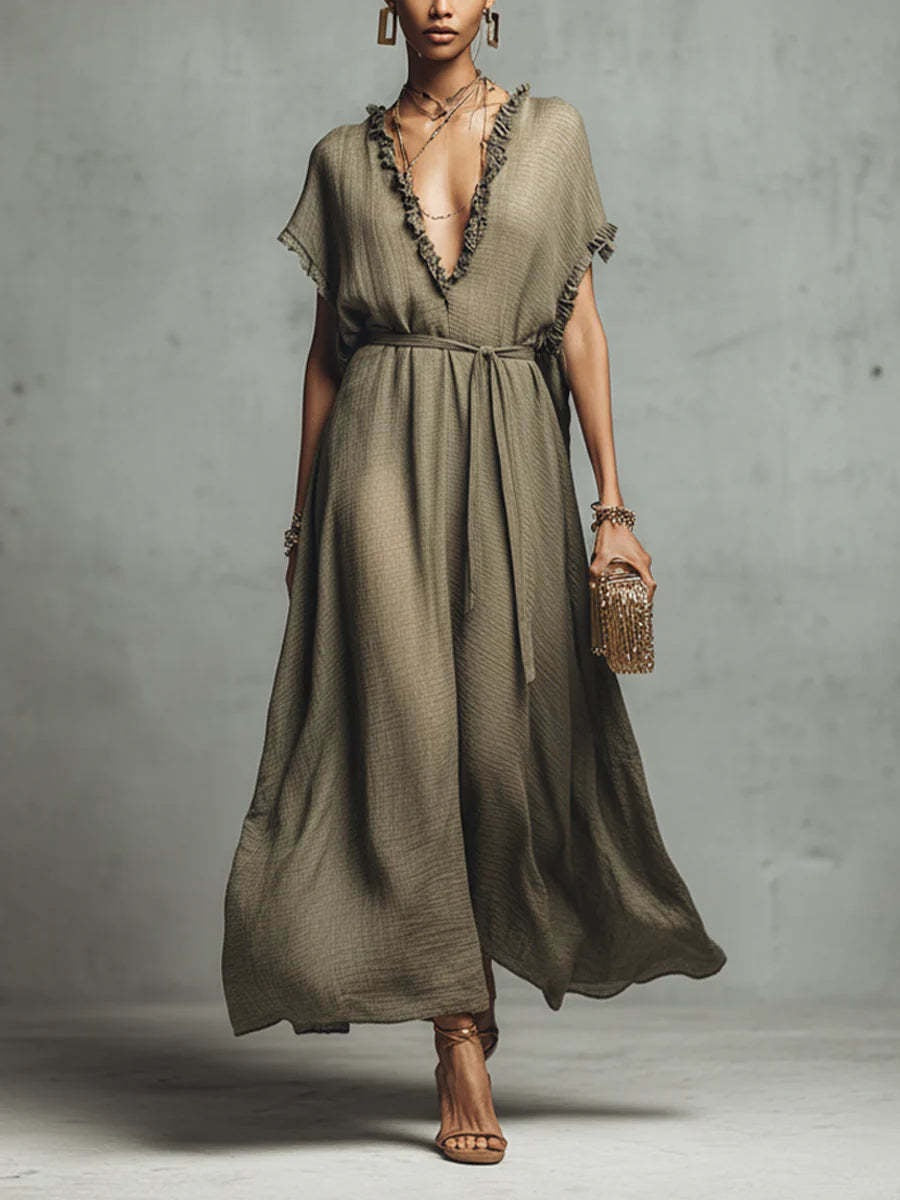 Ava | Effortless Everyday V-Neck Dress
