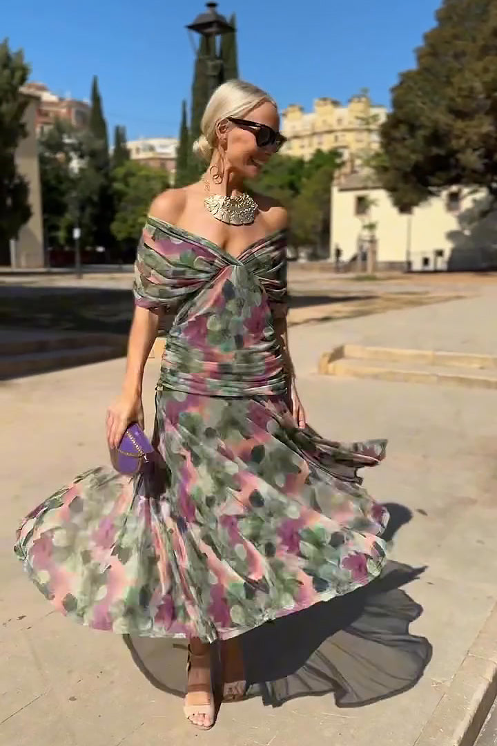Elin - V-Neck Maxi Dress