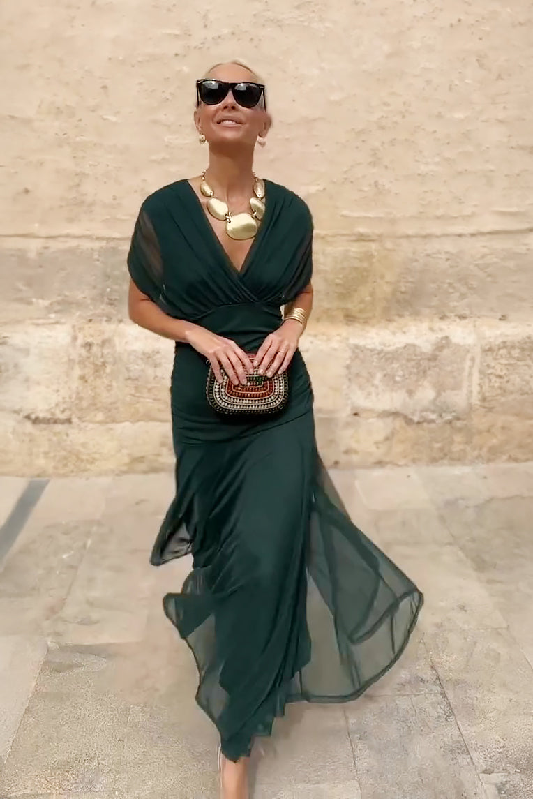 Elin - V-Neck Maxi Dress