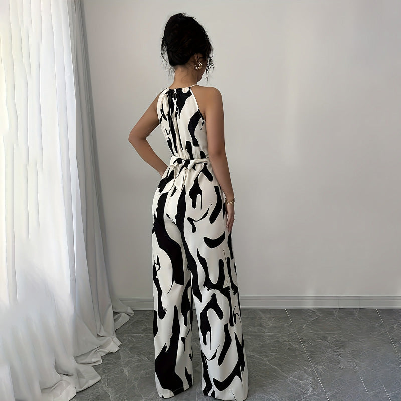 Celeste™ | Halter-Neck Wide-Leg Jumpsuit