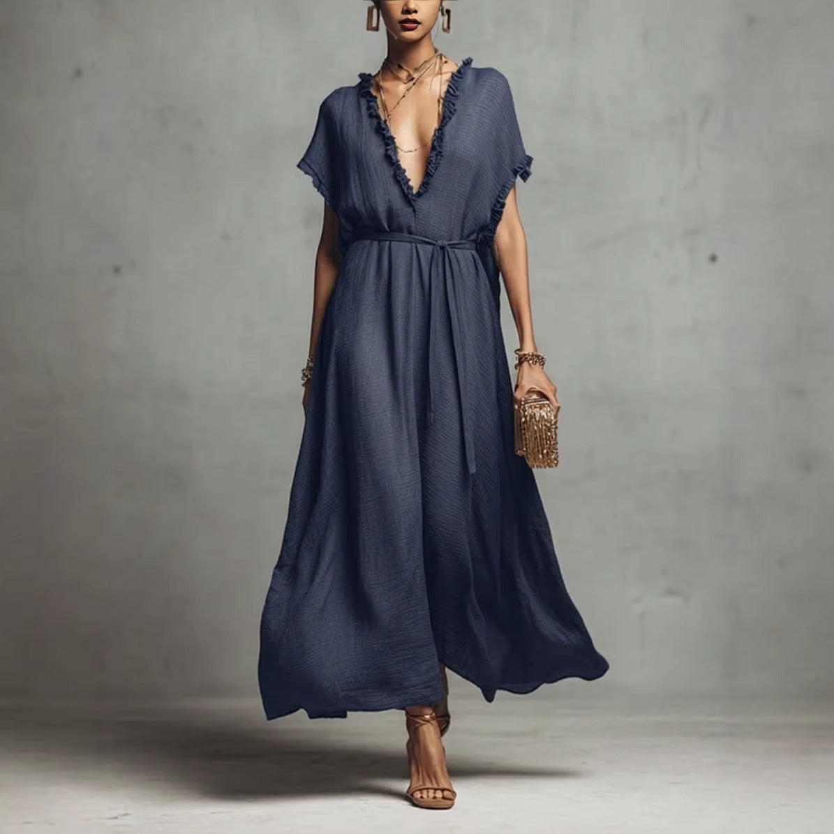 Ava | Effortless Everyday V-Neck Dress