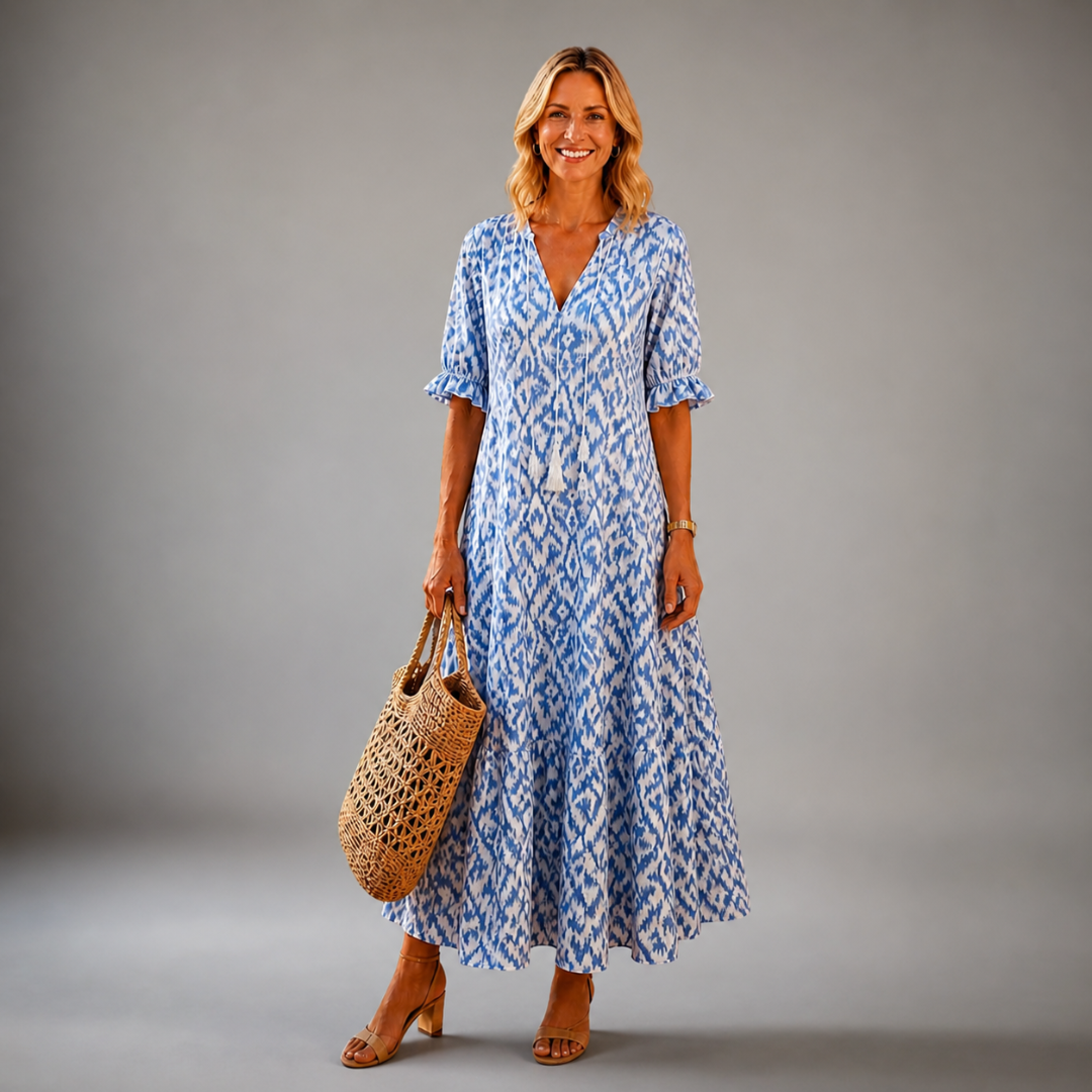 Audrey | Figure-Flattering Boho Maxi Dress