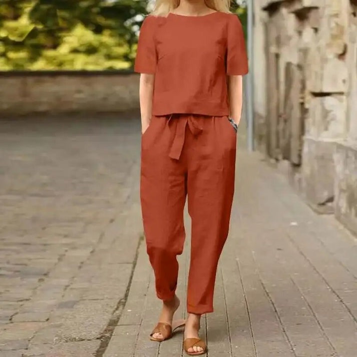 Lina™ | Relaxed Summer Two-Piece Set with Tummy Coverage