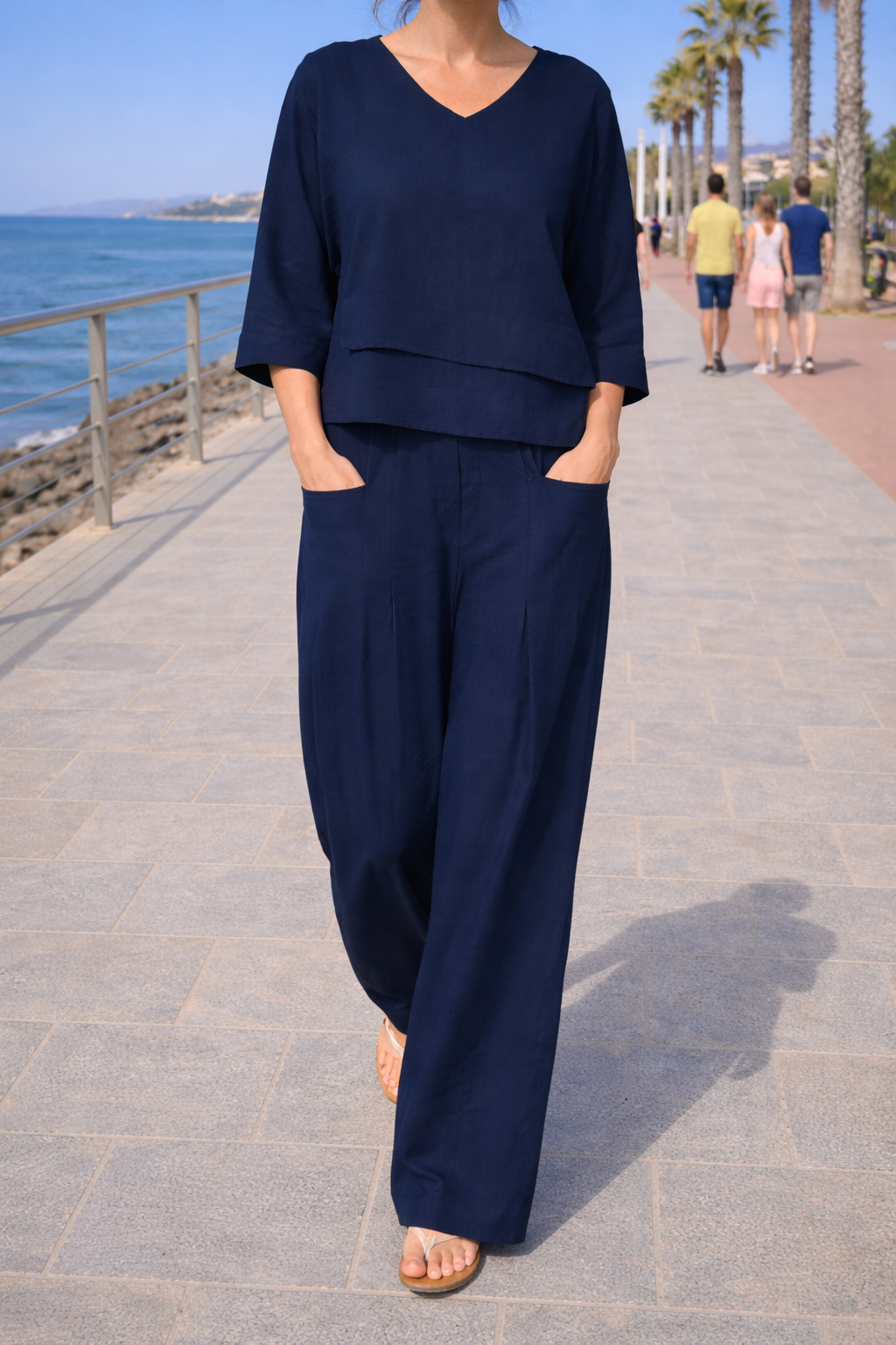 Santoro™ | Breathable Linen-Cotton Two-Piece Set