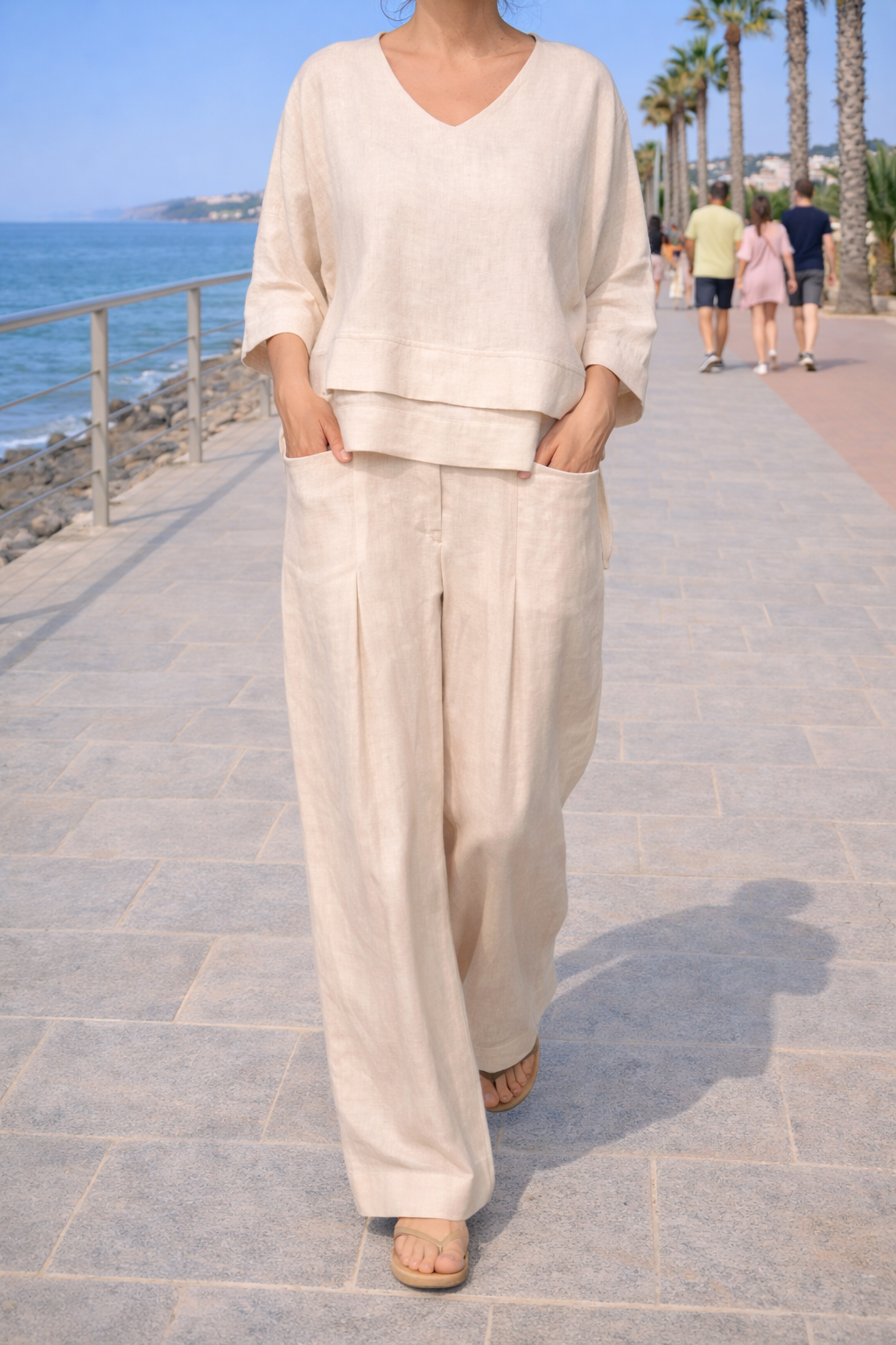 Santoro™ | Breathable Linen-Cotton Two-Piece Set