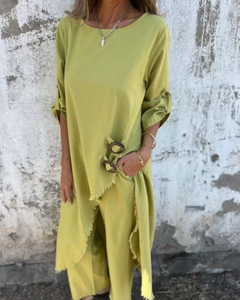 Isabelle - Relaxed Linen Blend Set