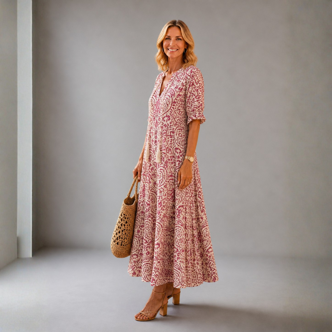Marion | Figure-Flattering Boho Maxi Dress
