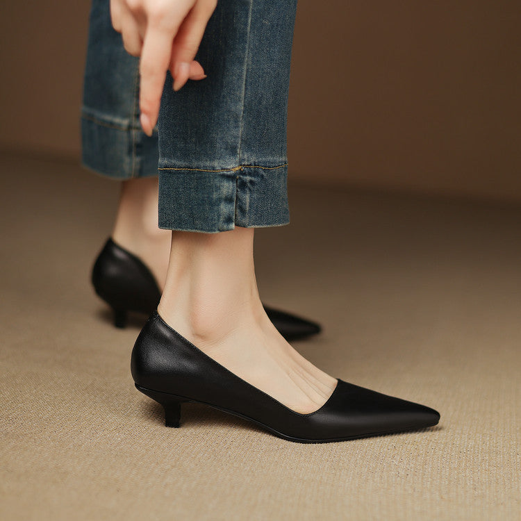 Vienna Genuine Leather Heels