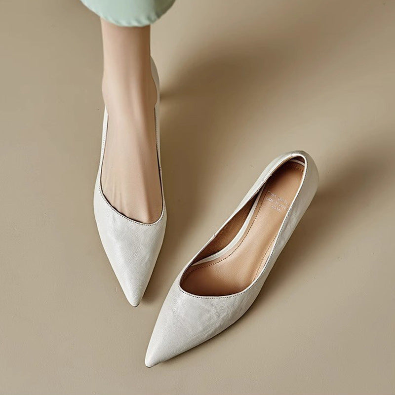 Elar Genuine Leather Heels