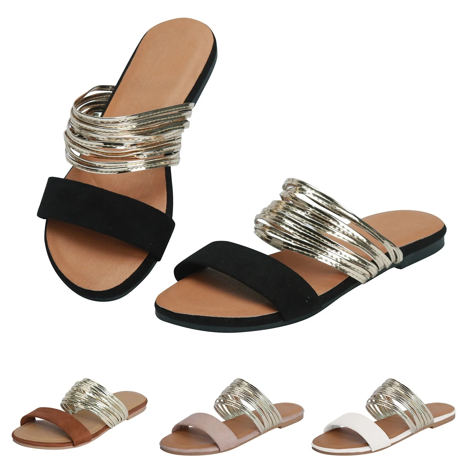 Golden Oasis Sandals