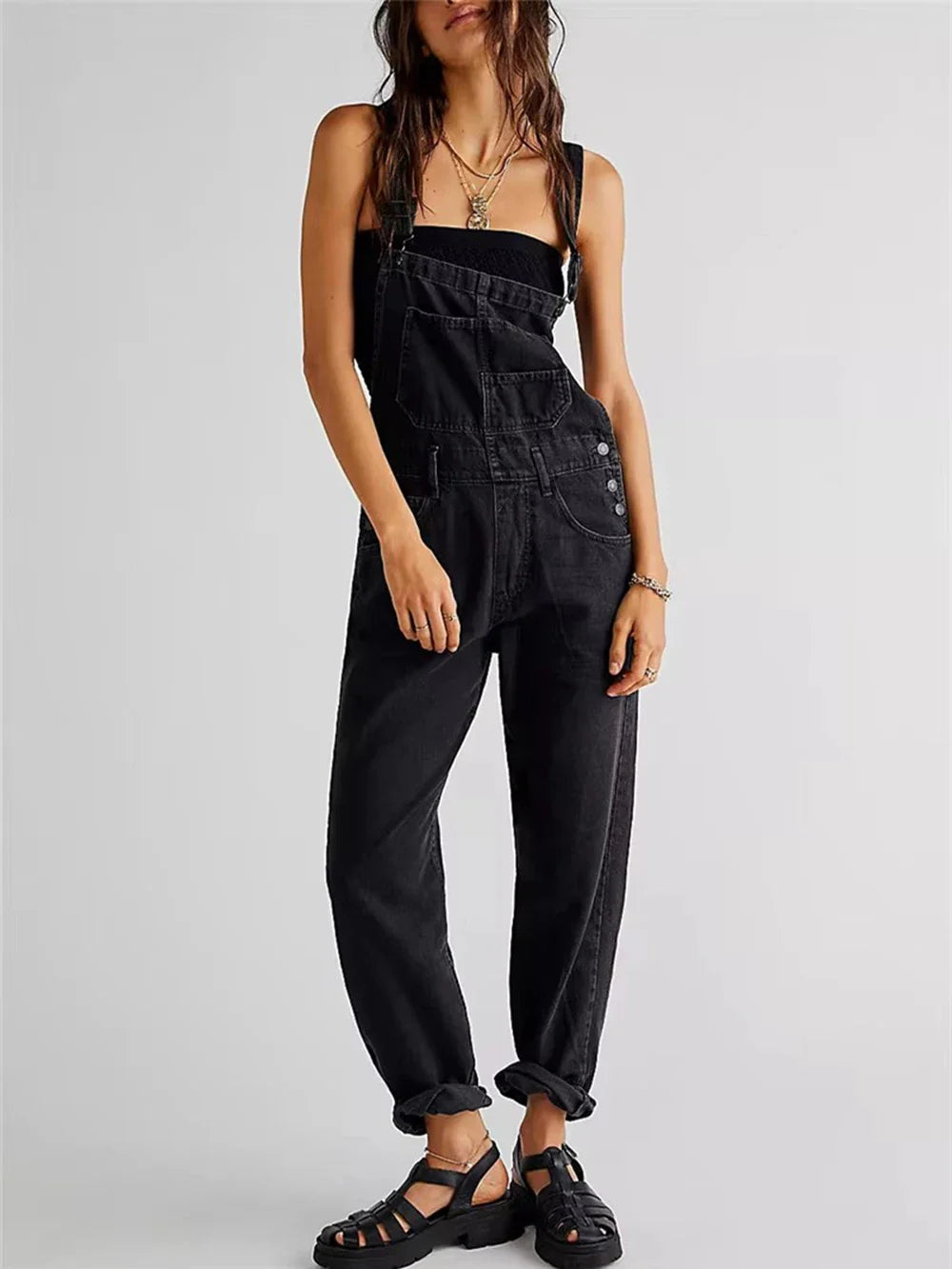 Taylor™ Effortless Denim Overall Jumpsuit