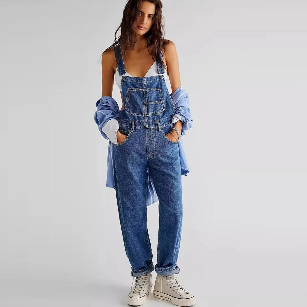 Taylor™ Effortless Denim Overall Jumpsuit