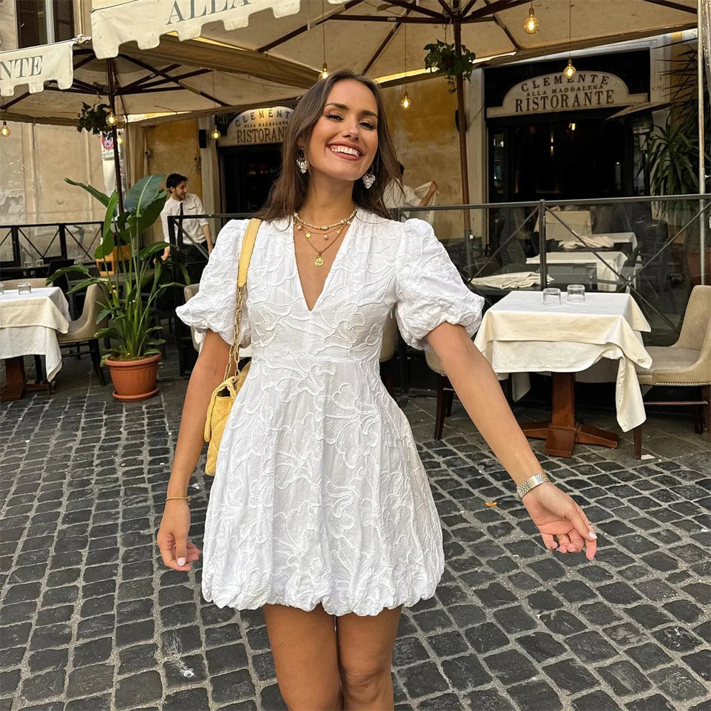 Lydia | Elegant White Dress