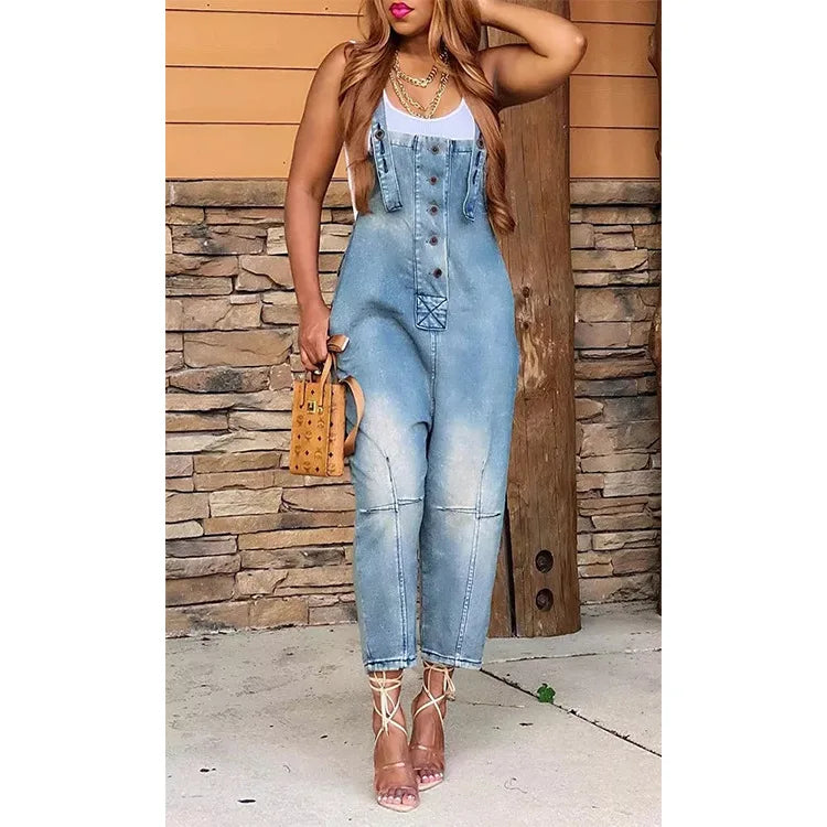Savannaah™ Effortless Denim Jumpsuit