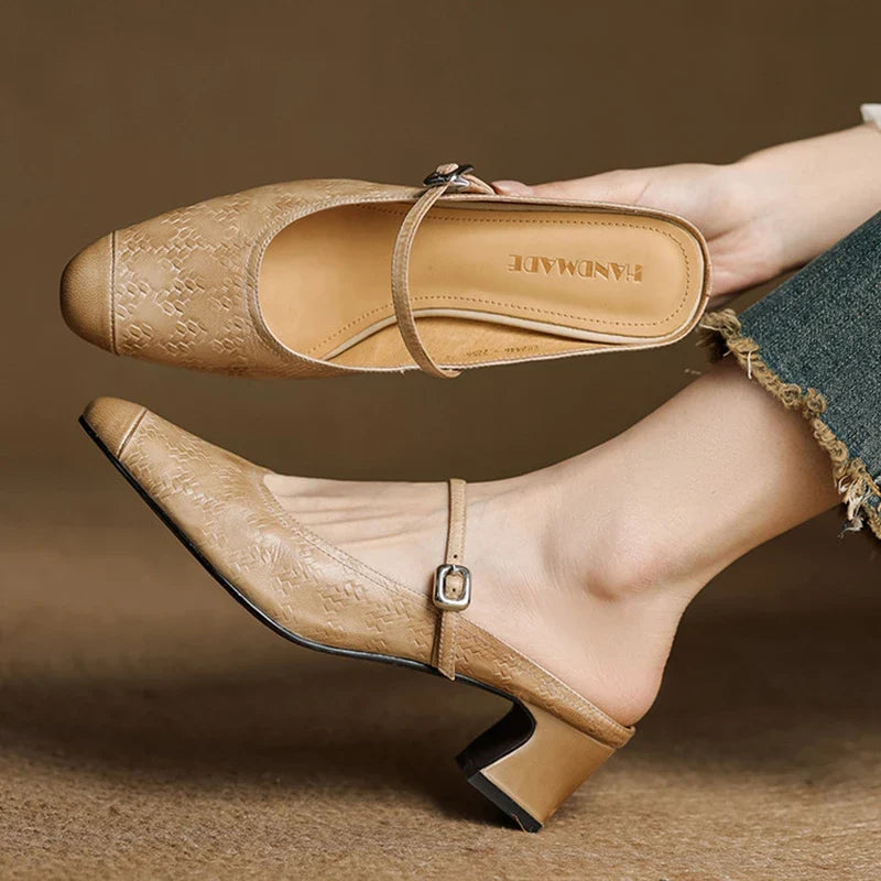 Berla Genuine Leather Mules