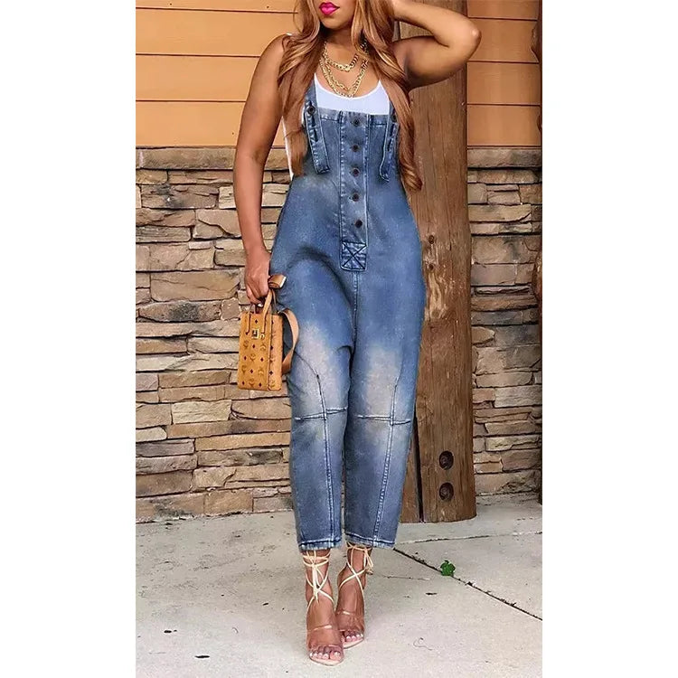 Savannaah™ Effortless Denim Jumpsuit
