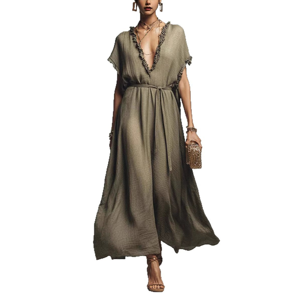 Ava | Effortless Everyday V-Neck Dress