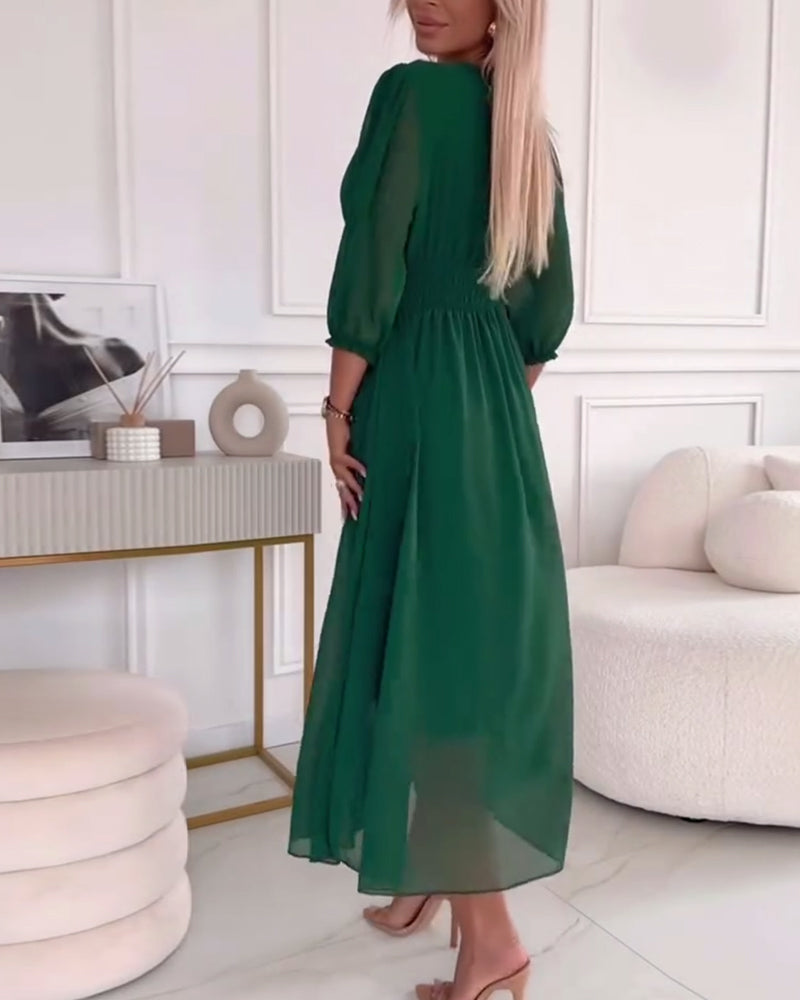 Elara™ | Effortless Flowy Midi Dress