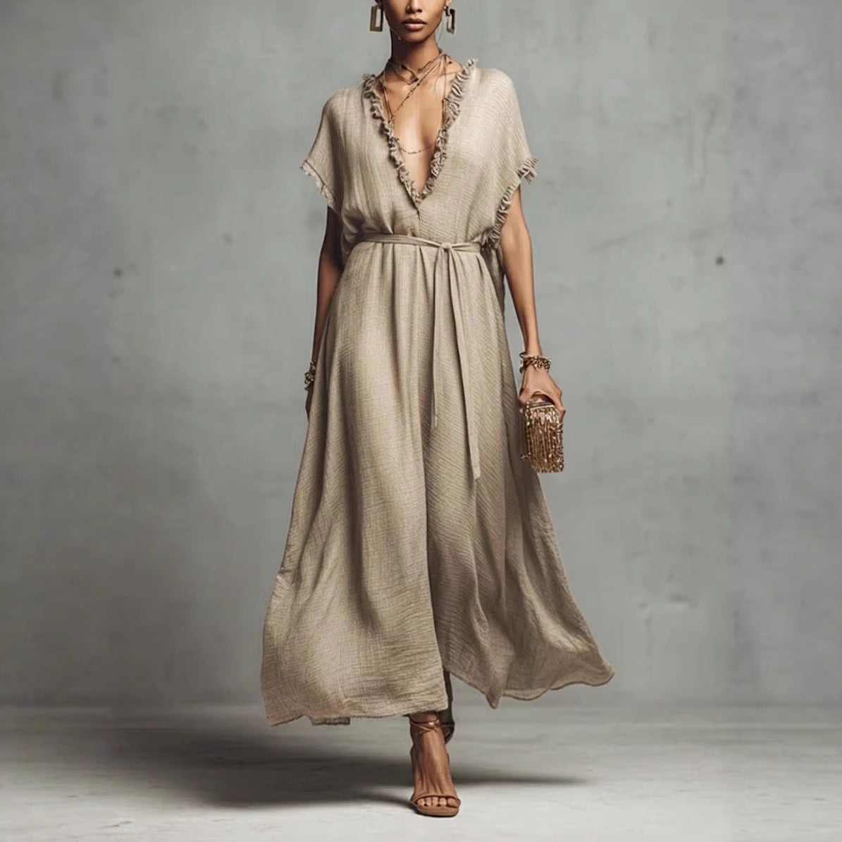 Ava | Effortless Everyday V-Neck Dress