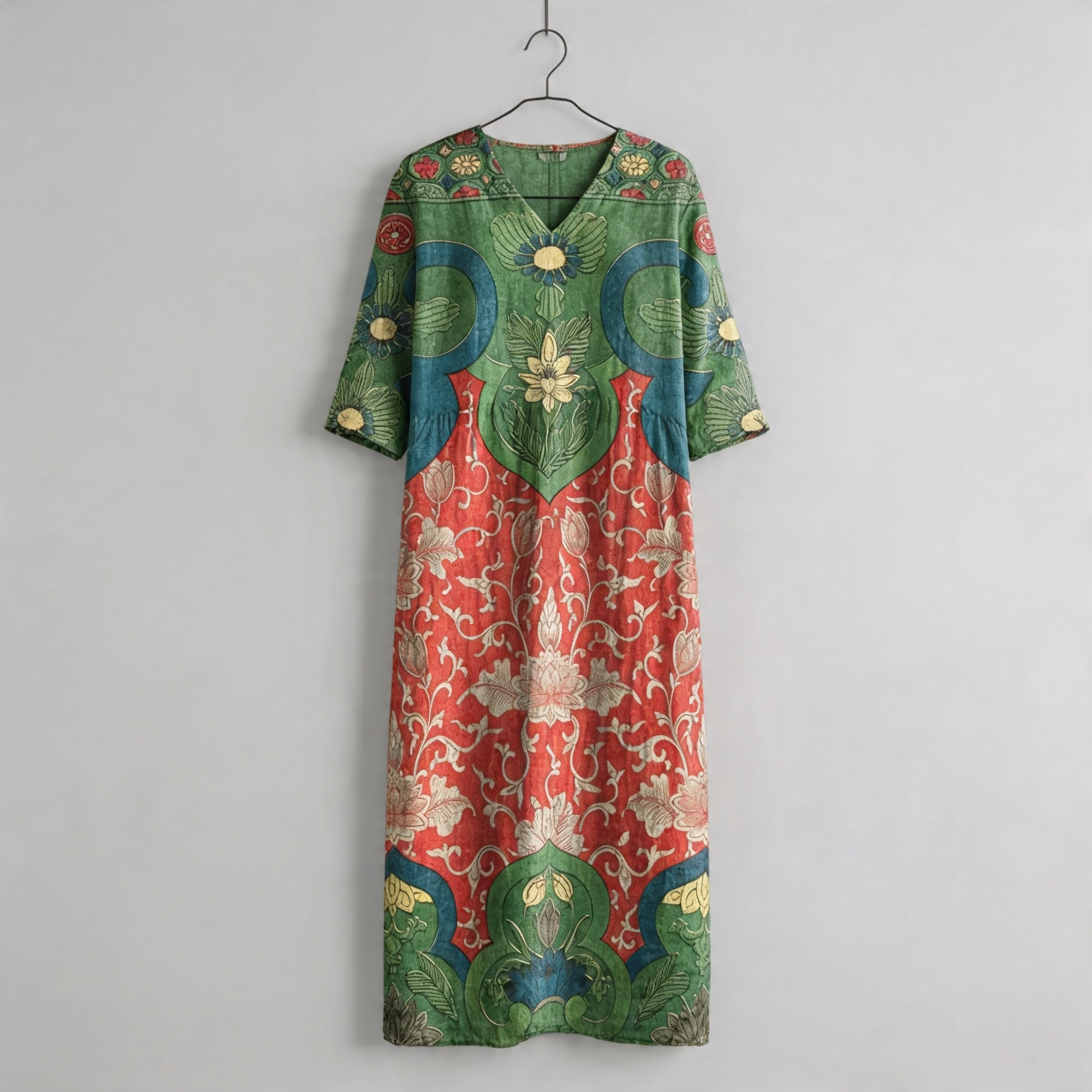 Judith | Vintage Floral Maxi Dress