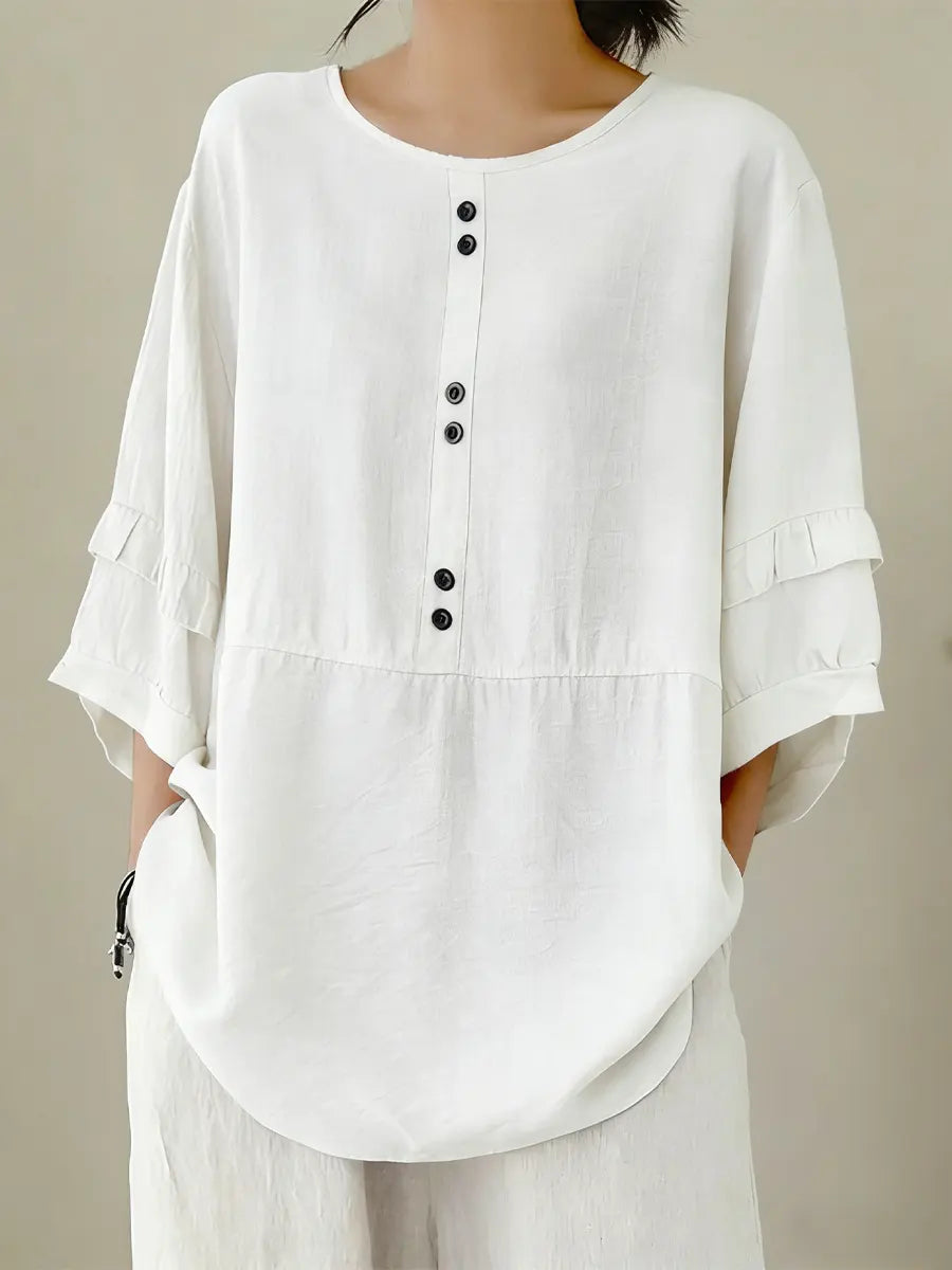 Liora™ | Breezy Everyday Linen Shirt