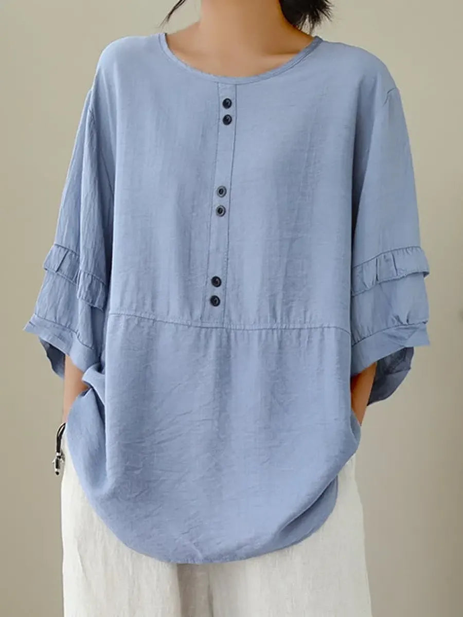 Liora™ | Breezy Everyday Linen Shirt