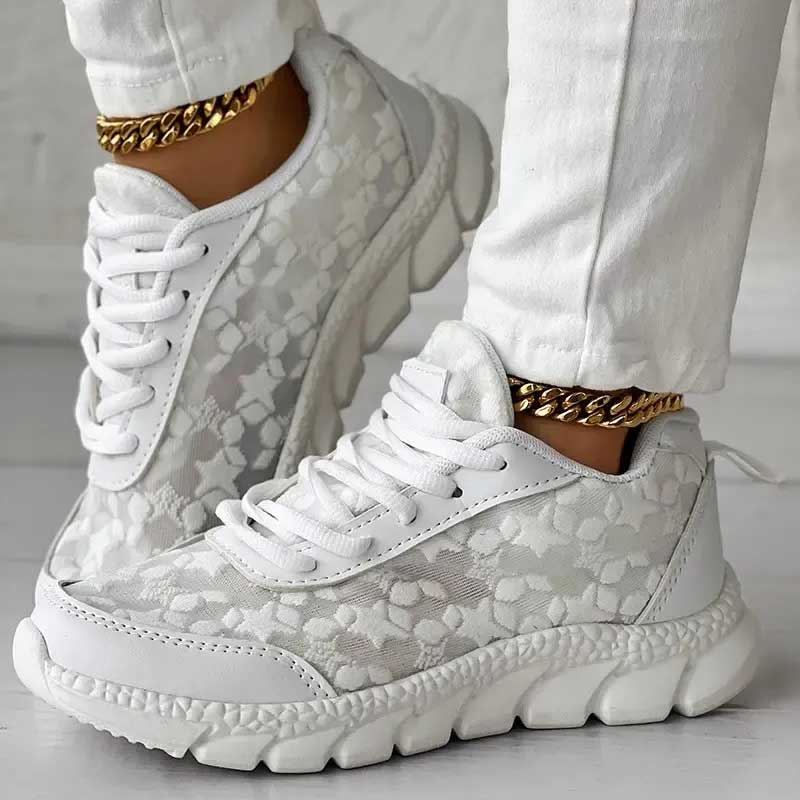Avery | Effortless Star Detail Sneakers