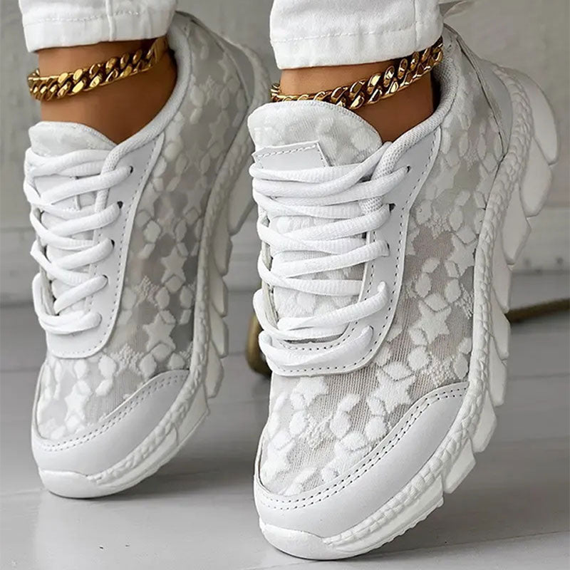 Avery | Effortless Star Detail Sneakers