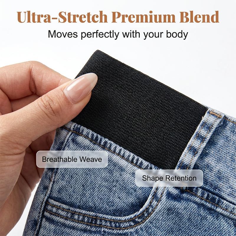 High Waist Stretch Capri Jeans
