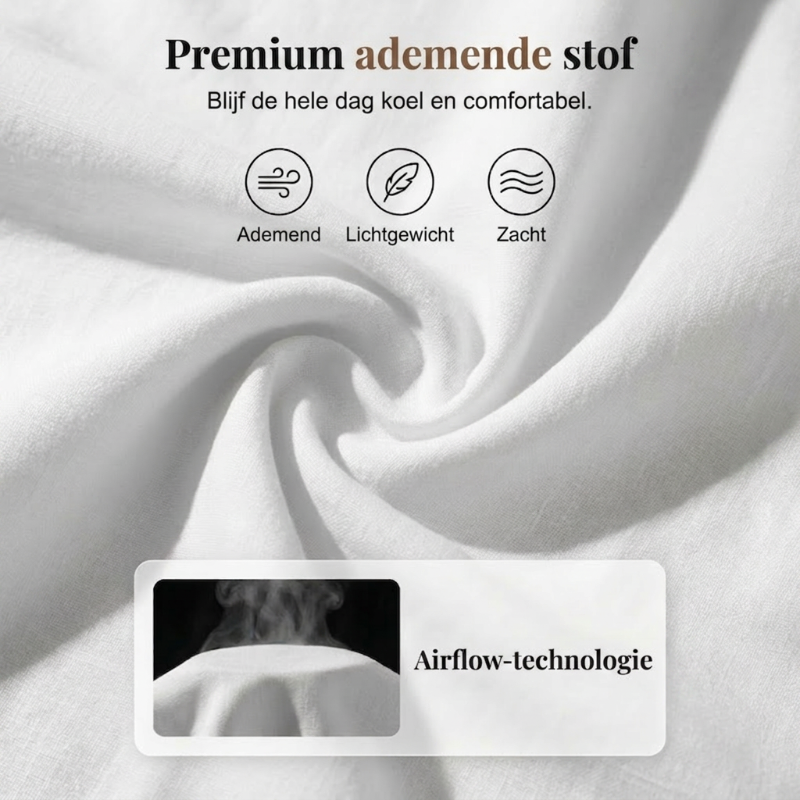 🔥50% KORTING! 🌸Mouwloze zomerjurk met U-hals, ademend katoenlinnen en handige voorzakken