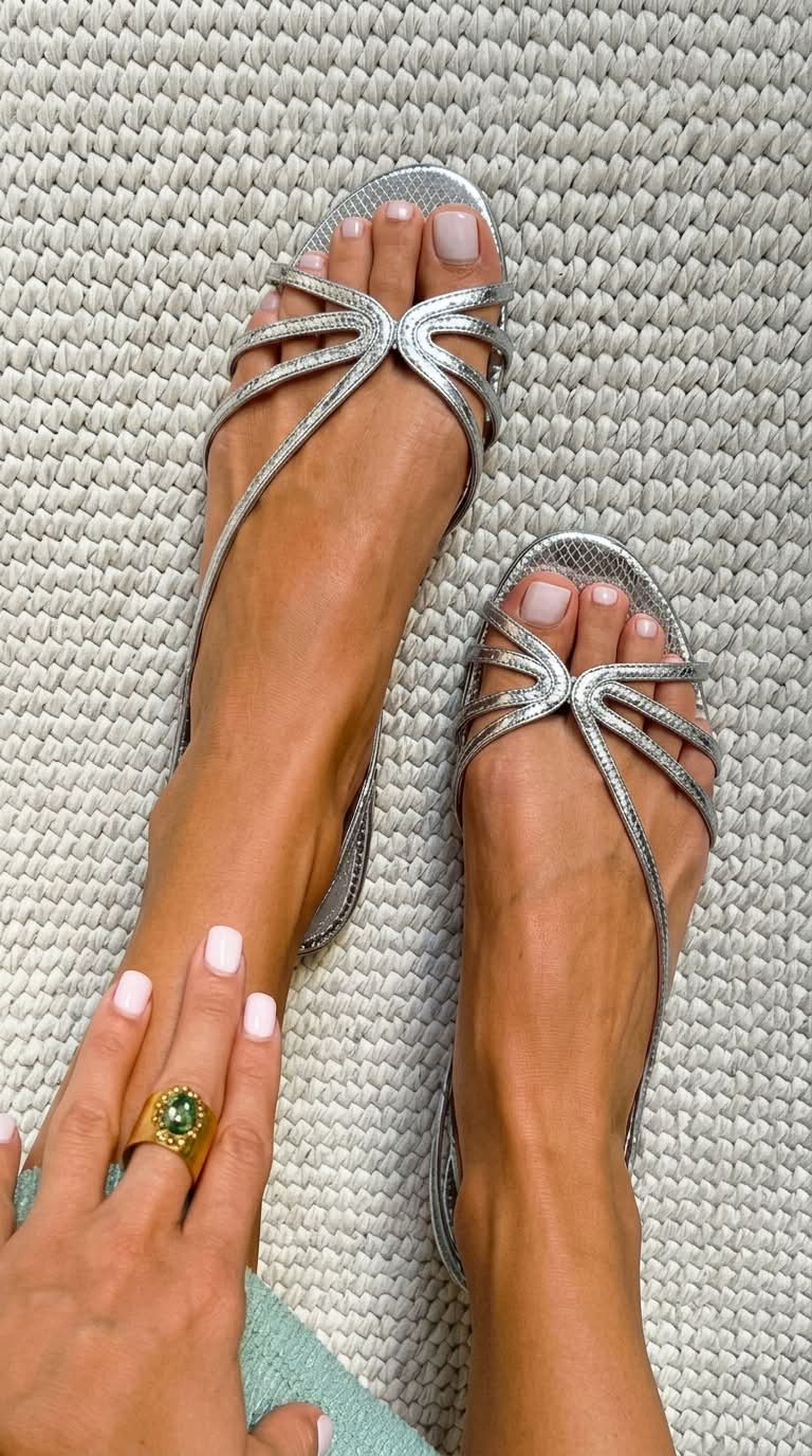 Valentina™ | Golden Summer Sandals