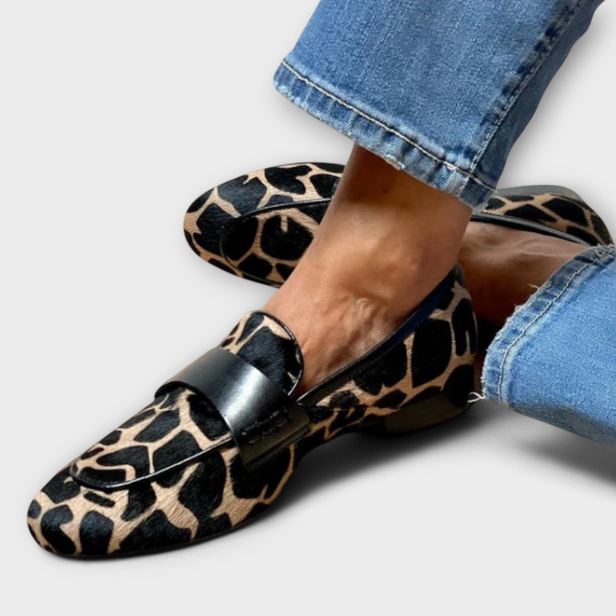 Léonie™ - Mocassin Léopard
