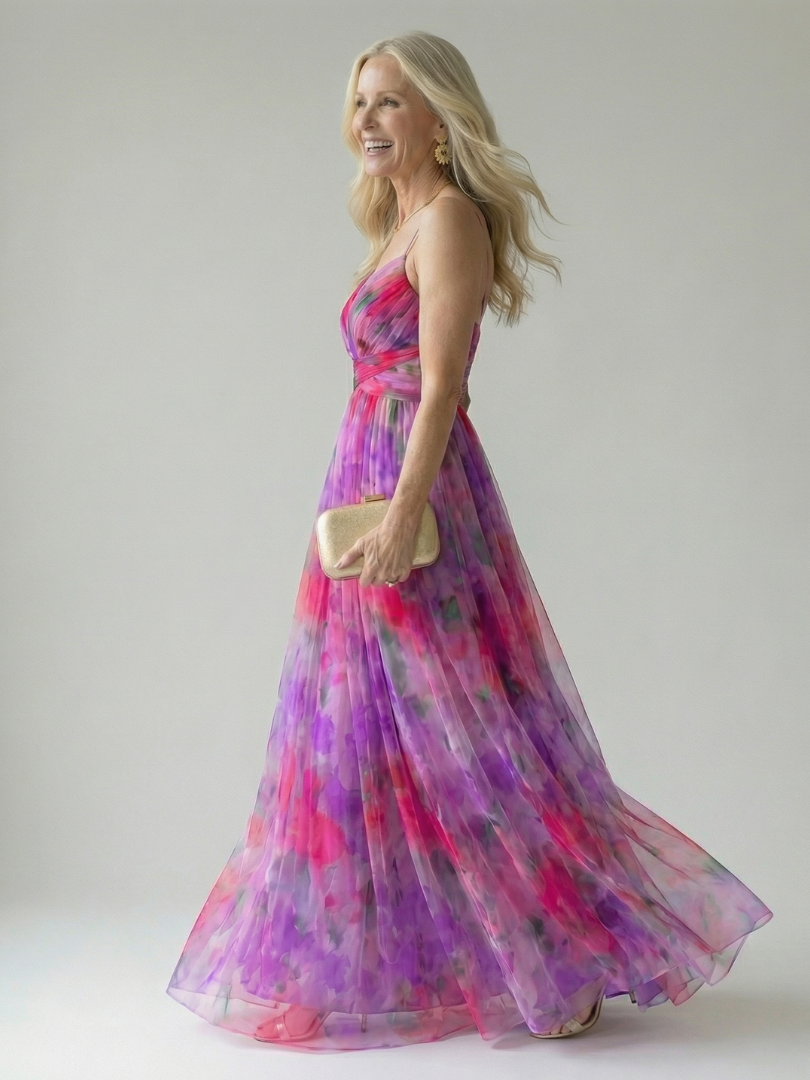Isel - Zachte Wrap Maxi Jurk
