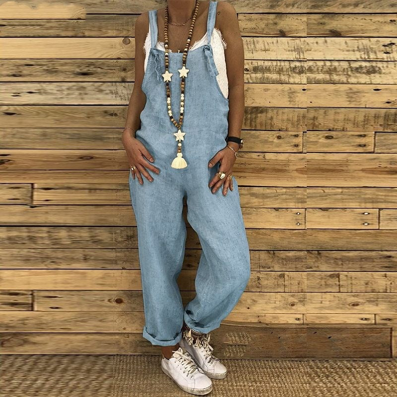 Harper™ | Relaxed Denim Jumpsuit