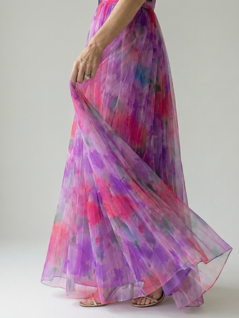 Isel - Zachte Wrap Maxi Jurk